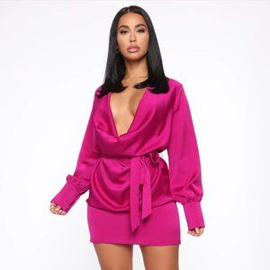 I'm The One Mini Dress - Magenta